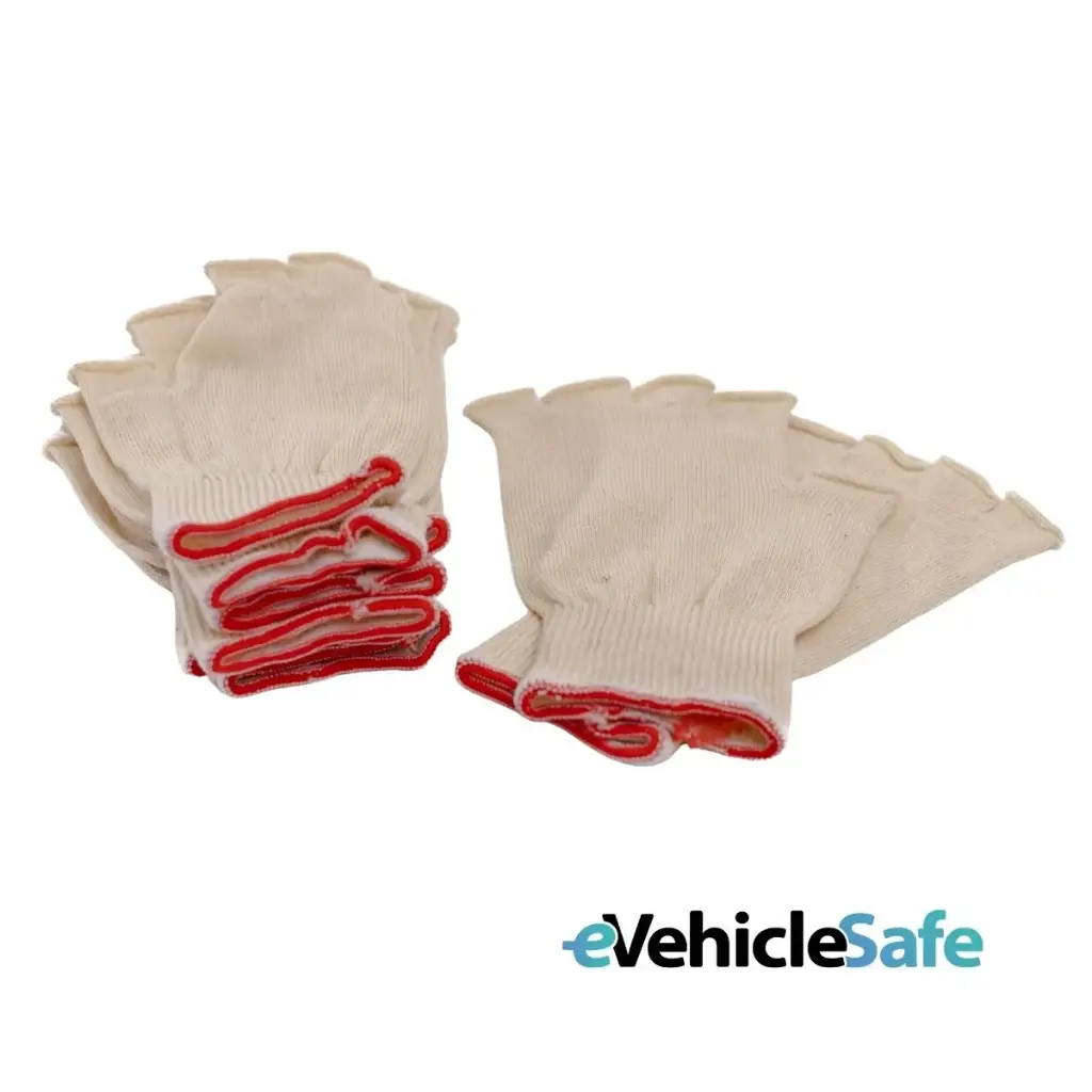 eVehicleSafe Fingerless Cotton Inners - (10 Pack)