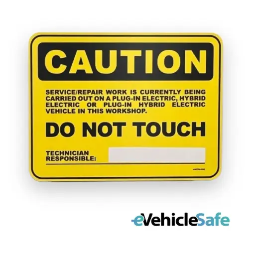 [EVS-22981] eVehicleSafe - High Voltage Caution Sign